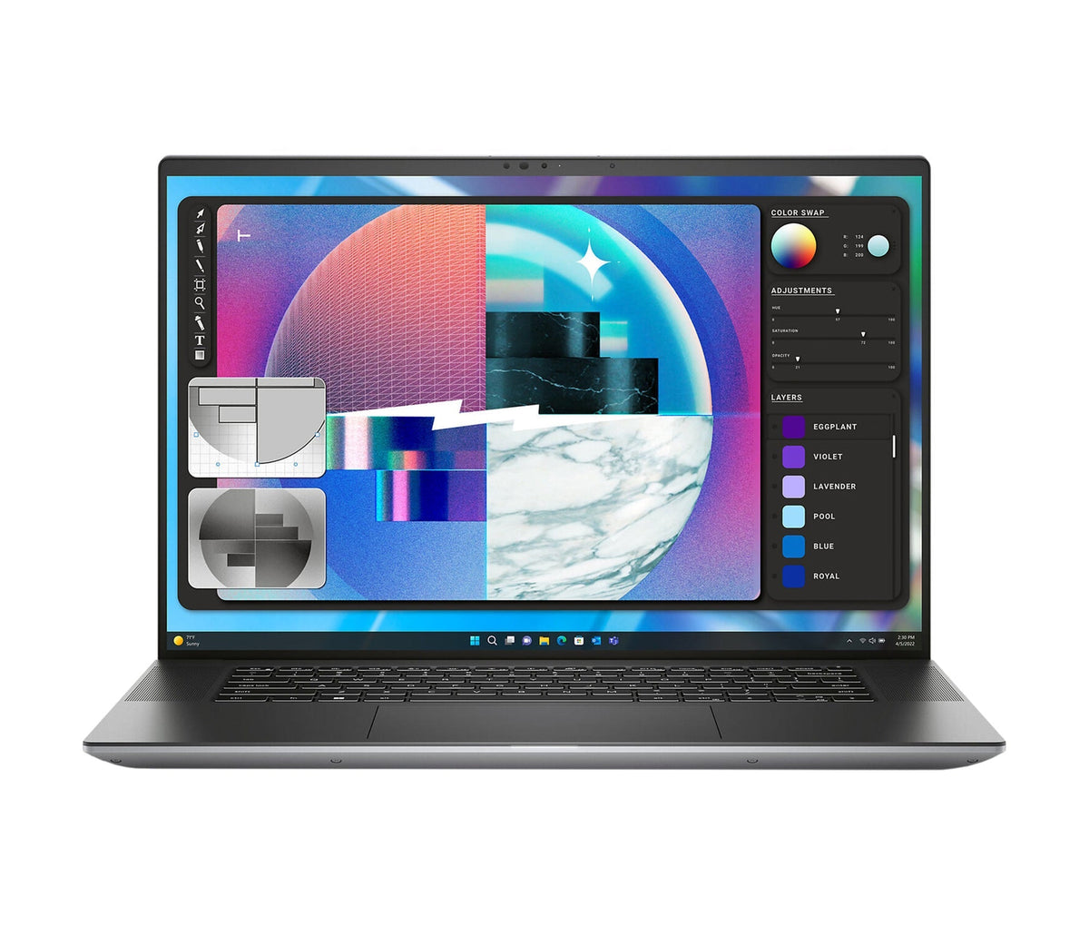 Refurbished Dell Precision 5680, 16 UHD Touch, i7-13800H 14-Core 2.5GHz, 32GB/512GB NVMe SSD, NVIDIA RTX A1000 6GB